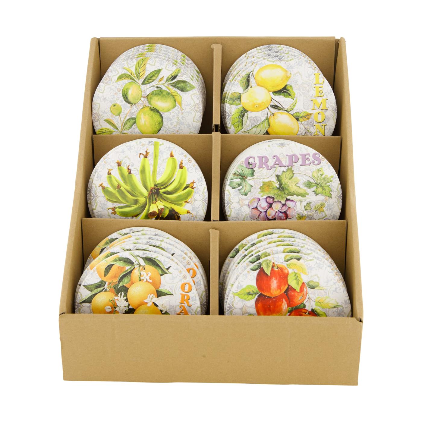 Onderzetter rond keramiek 10,3x10,3x0,7cm
