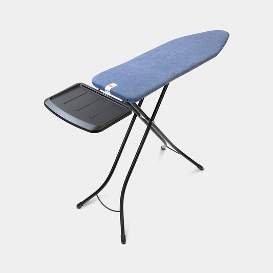 Strijkplank B 124x38cm Denim Blue met stoomunithouder
