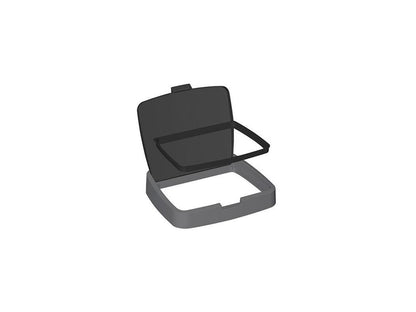 Delta vuilniszakhouder 70 liter metaal/zwart 45,5x39,5x57cm
