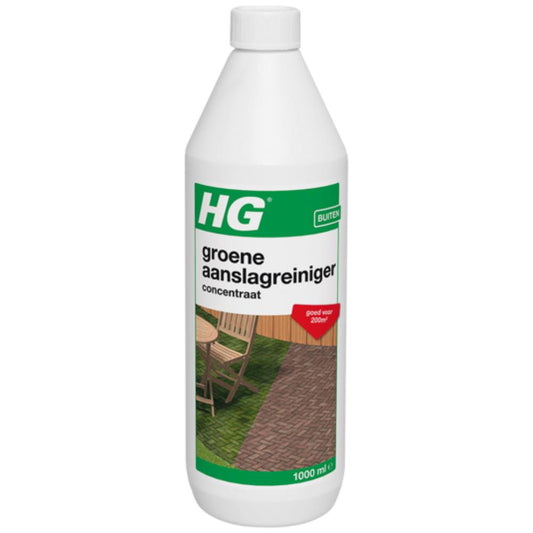 Groene aanslagreiniger | verwijdert algengroei van o.a. terrassen
