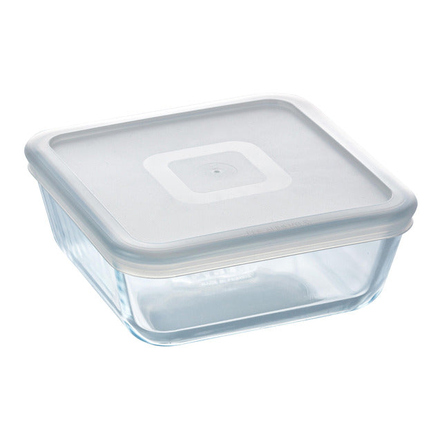 COOK&FREEZE Vierkante schaal met deksel 0,85L 15x15cm
