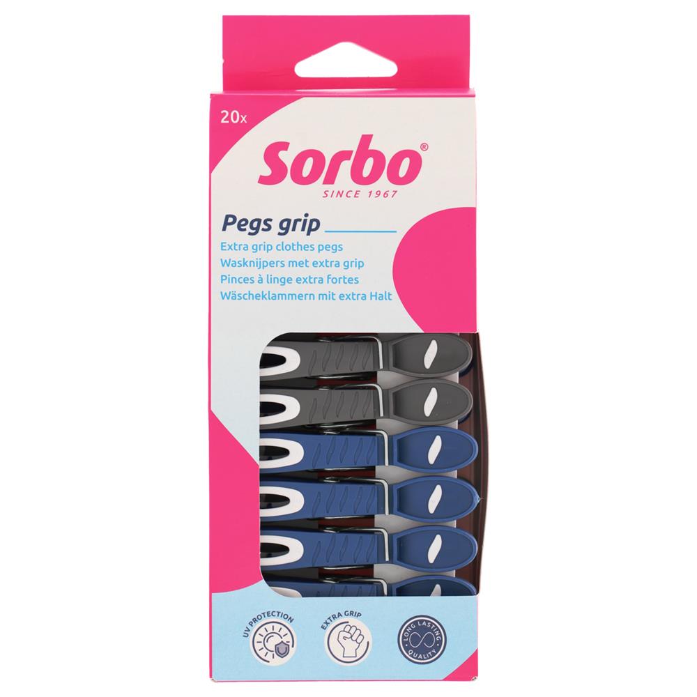 Wasknijpers Trendy Color set a 20 stuks