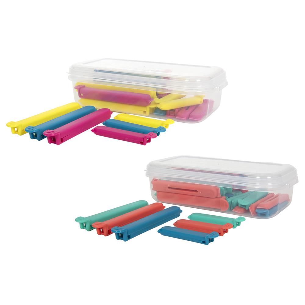 Vershoudclips 25 stuks in box 10x6,6cm/15x11cm