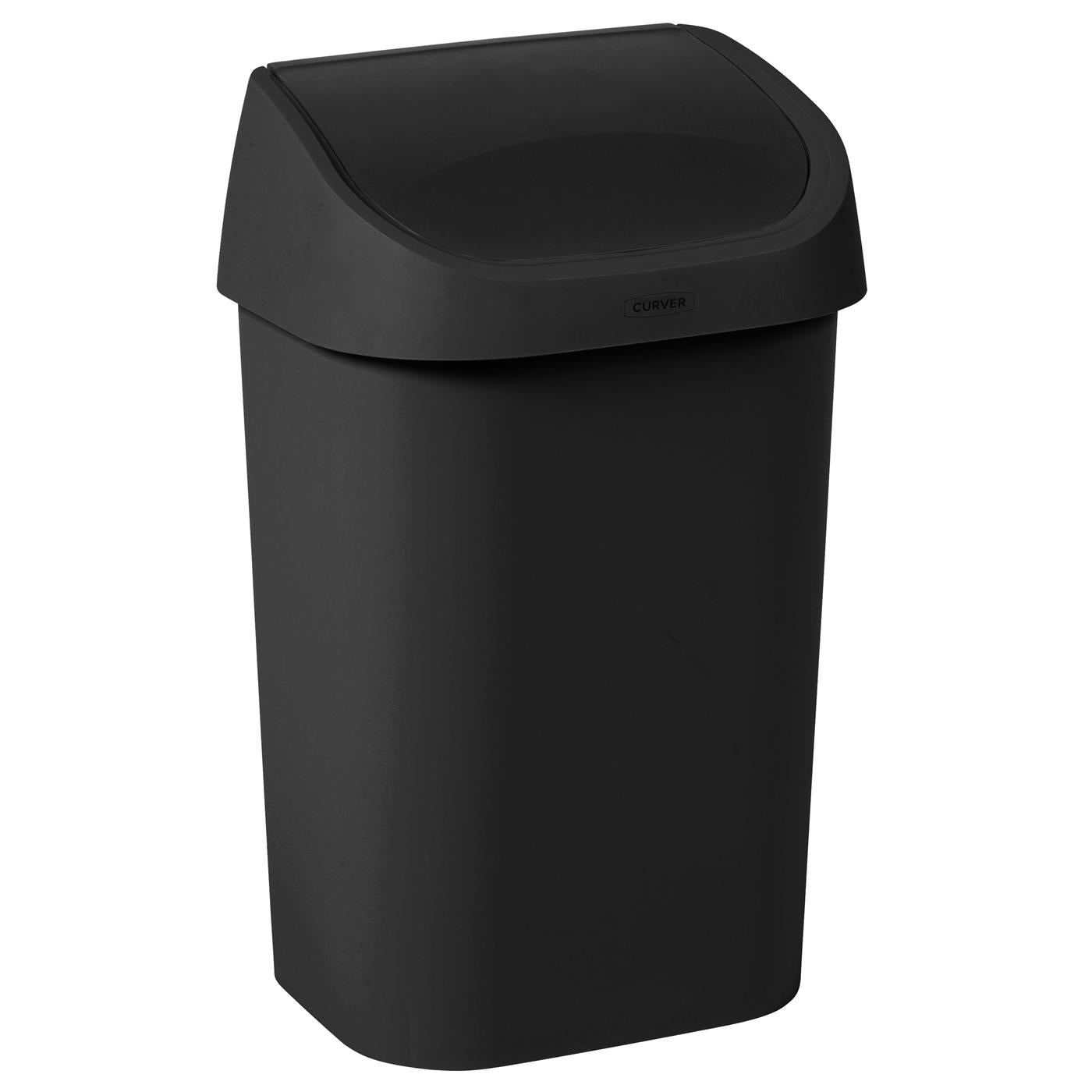 Curver Mistral Swing afvalbak 25L zwart