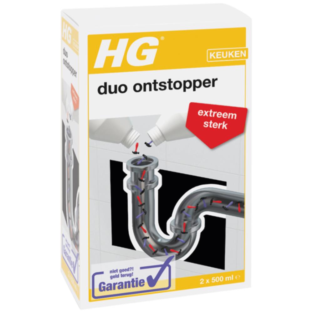 Duo ontstopper | afvoerontstopper voor hardnekkige verstoppingen