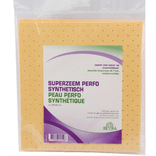 Superzeem geperforeerd synthetisch 37x40cm
