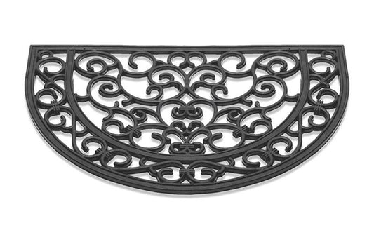 Deurmat Antiek halfrond rubber 40x60cm