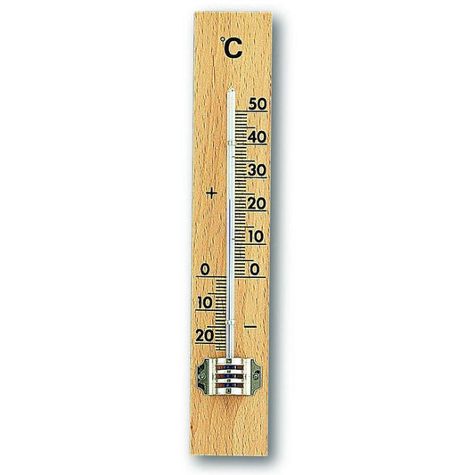 Binnenthermometer beuken 15cm luxe