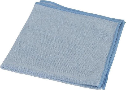 Microvezeldoeken 38x38cm blauw set a 10 stuks