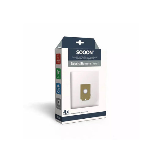 SQOON Stofzuigerzak Bosch/Siemens Type K doos a 4 stuks