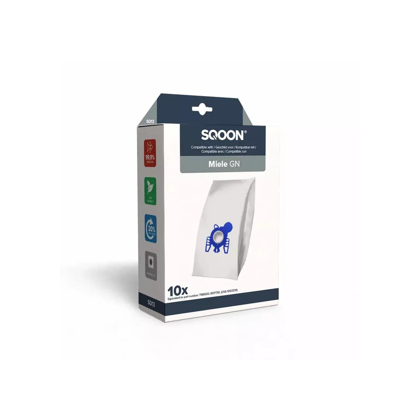 SQOON Stofzuigerzak Miele GN doos a 10 stuks