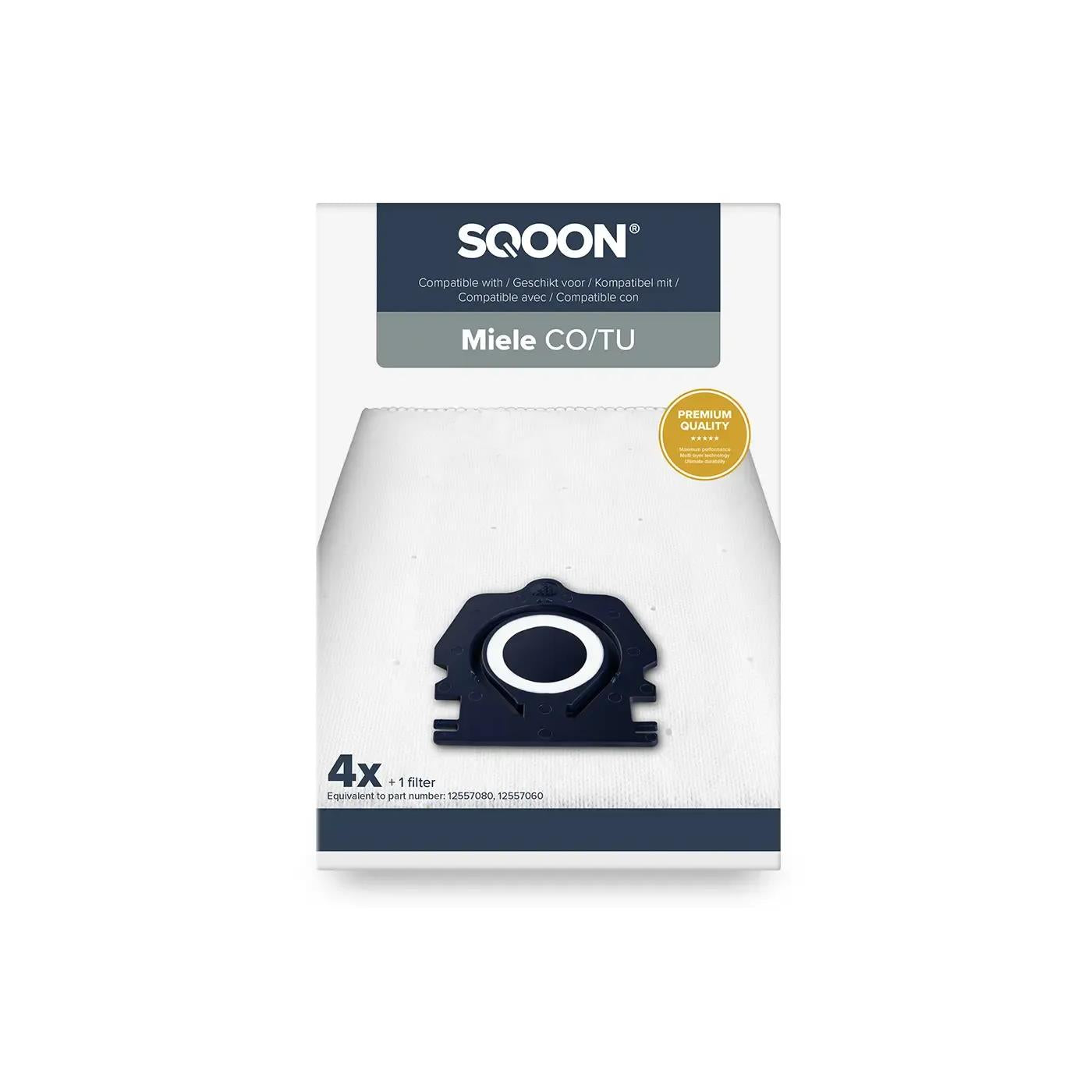SQOON Stofzuigerzak Miele CO/TU Guard Pro 4st