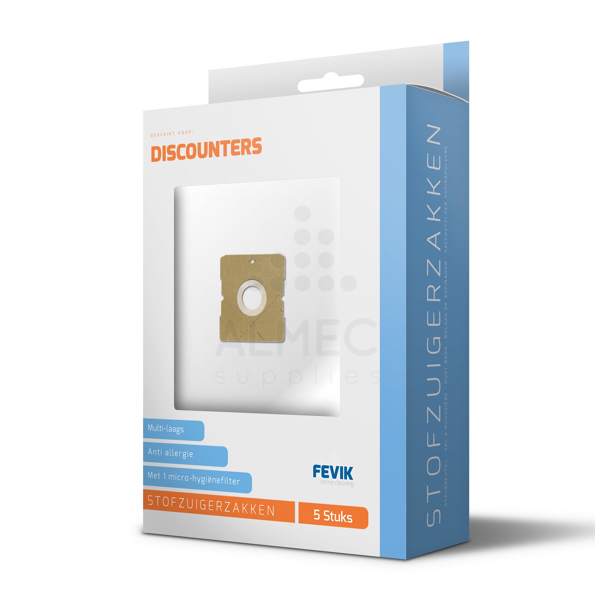 Stofzuigerzakken Discounters pak a 5 stuks