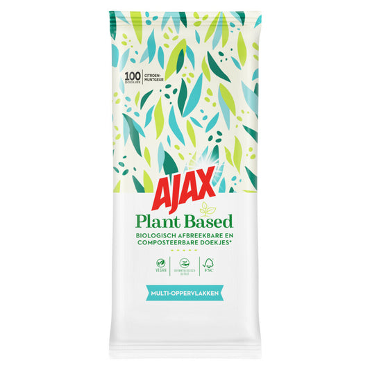 Plant Based Reinigingsdoekjes 100st. Multi Oppervlakken