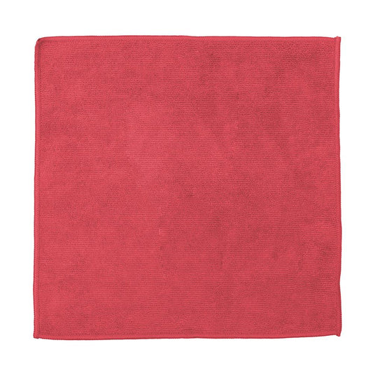 Microvezeldoek Billie 30x30cm rood pak a 6 stuks