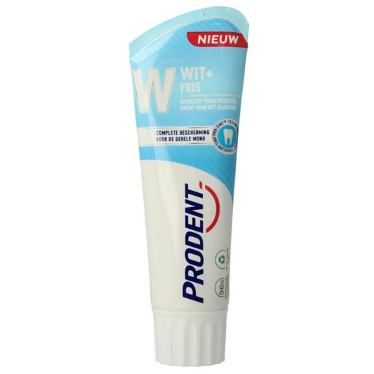 Tandpasta wit + fris 75ml