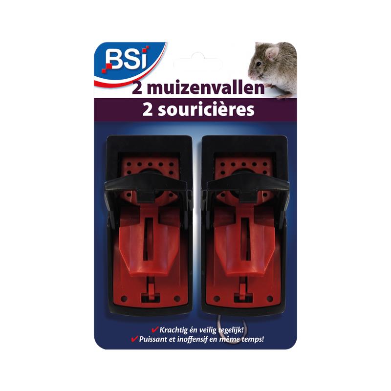 Muizenvallen kunststof 2 stuks op kaart