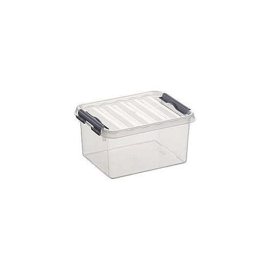 Q-line opbergbox 2 liter transparant 20x15x10,4cm
