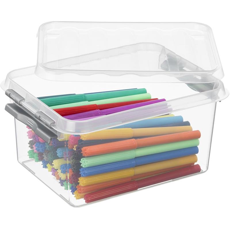 Q-line opbergbox 2 liter transparant 20x15x10,4cm