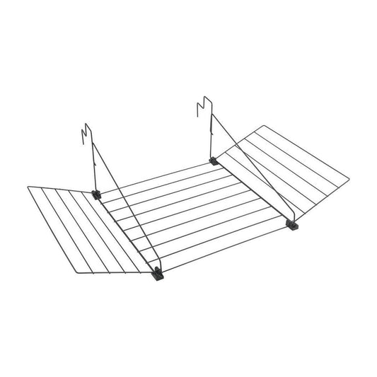 Metaltex/Tomado droogrek Tilburg 12m zwart (103x68cm)