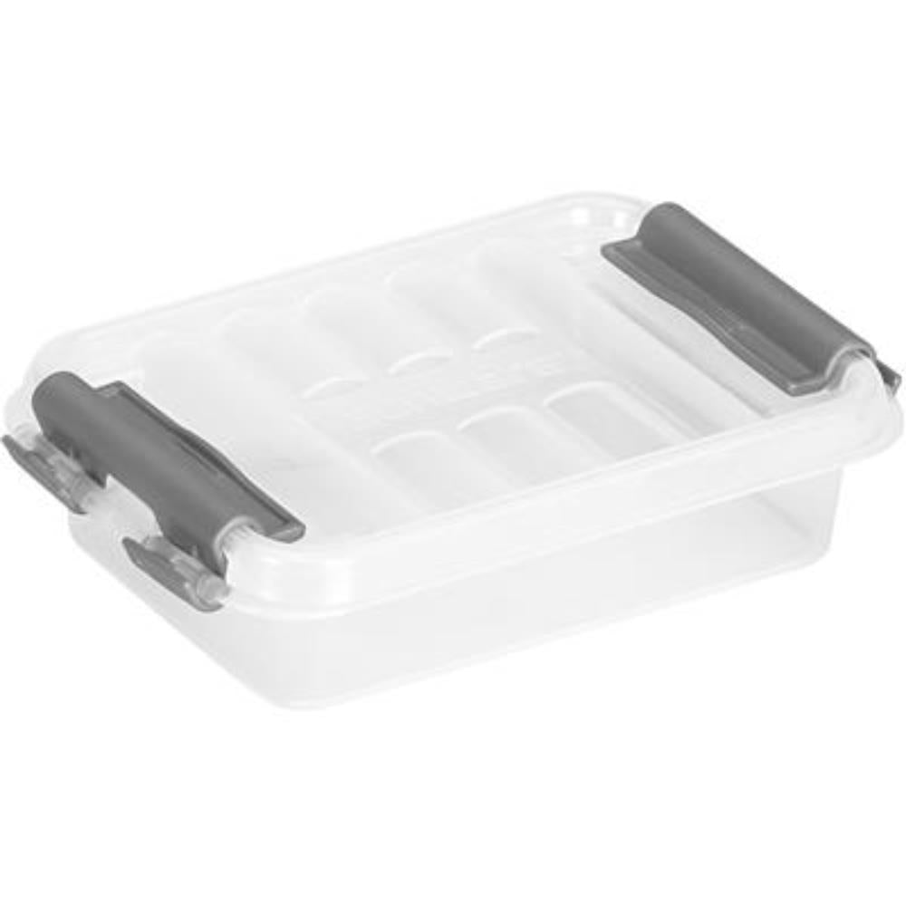 Q-line opbergbox 0,2 liter transparant 11,8x7,7x3 cm