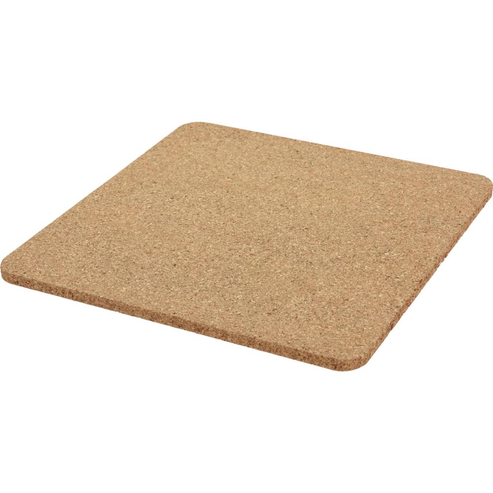 Onderzetters kurk vierkant set a 3 stuks 19,5x19,5cm
