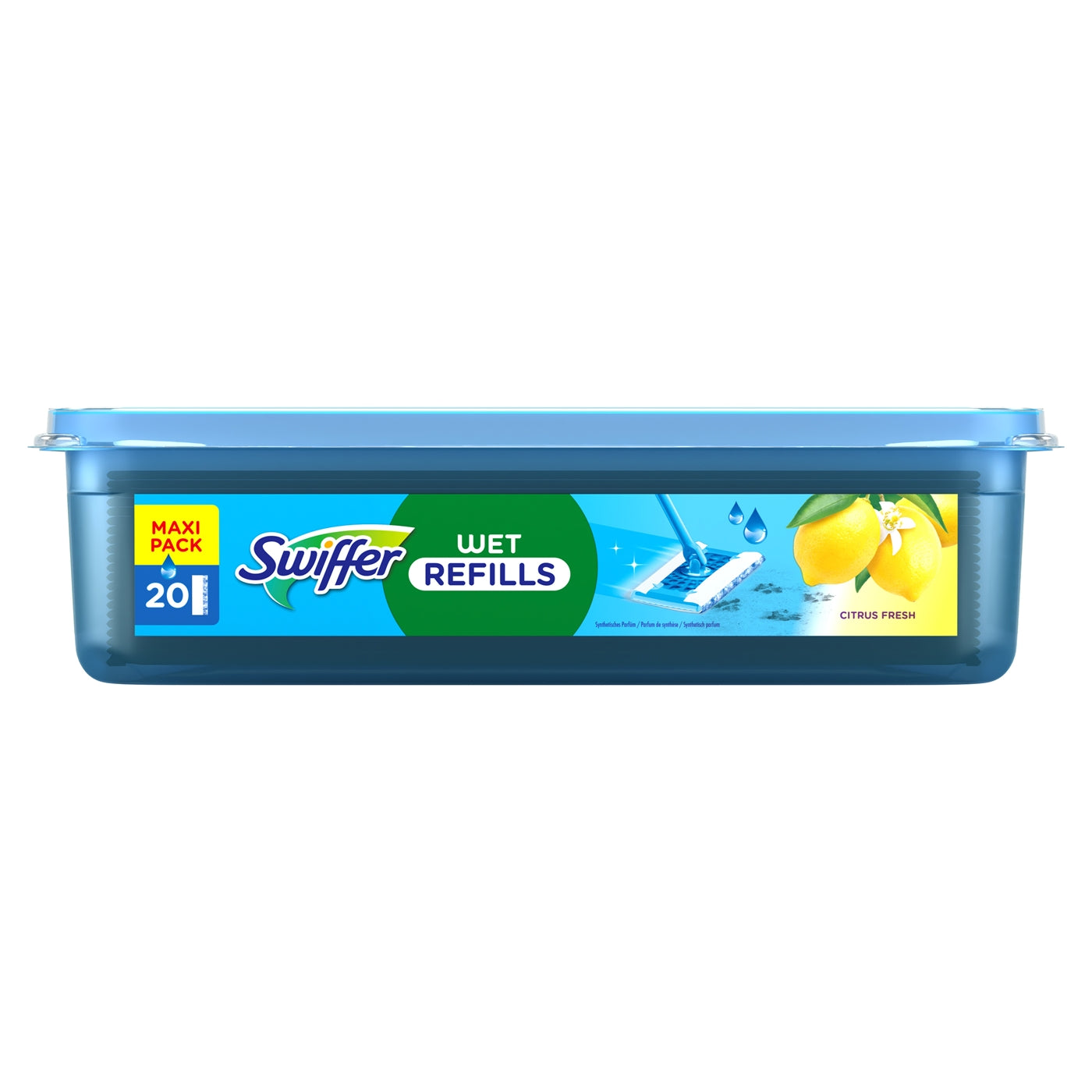 WET Citrus Fresh Vochtige vloerdoekjes 20 stuks