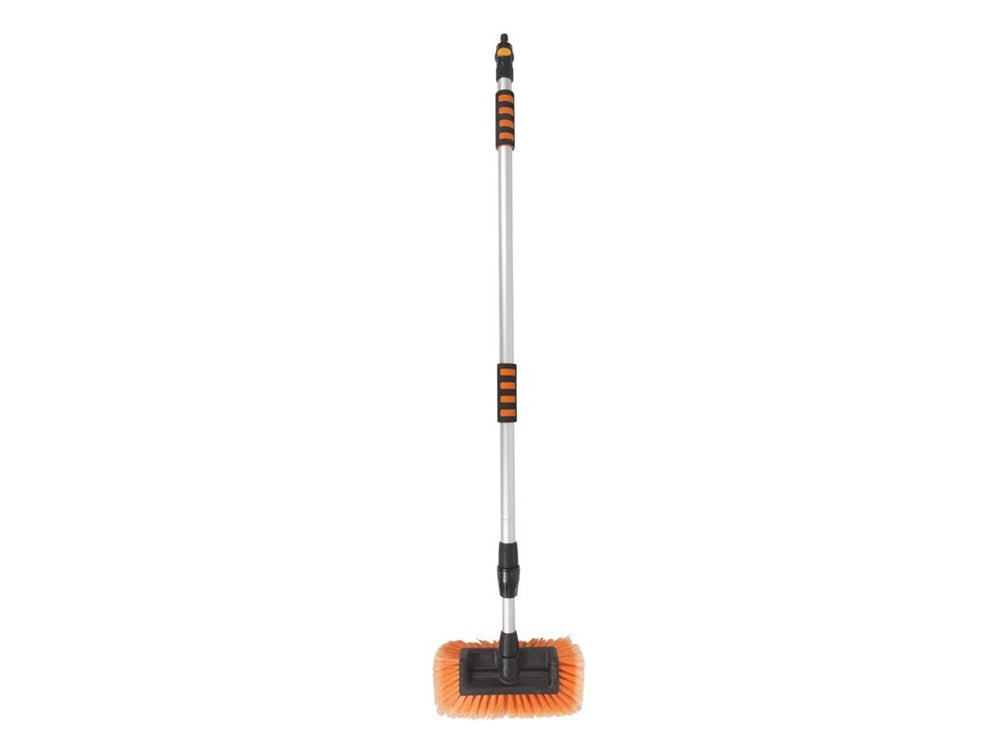 Wasborstel met slangaansluiting en XXL telescoopsteel 125-230cm