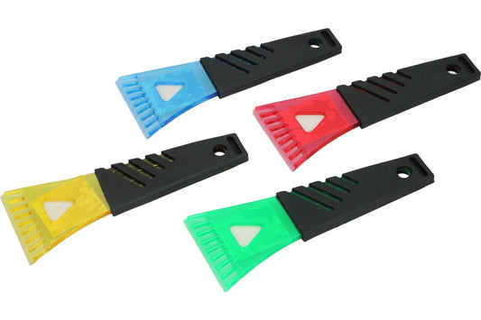 Ijskrabber transparant 4 kleuren