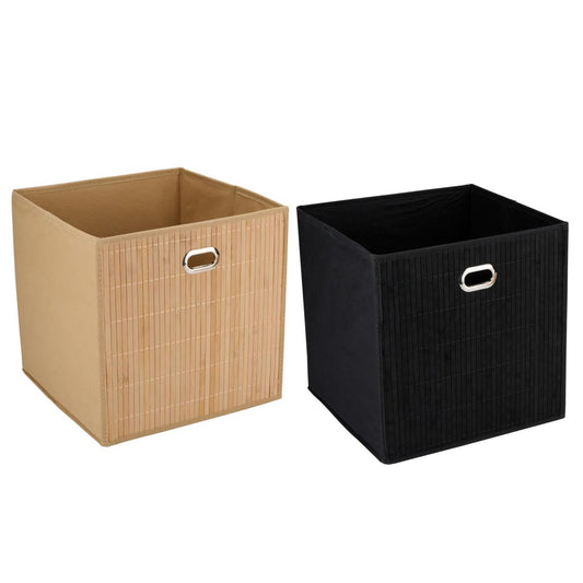 Voorrraaddoos bamboe 31x31x31cm