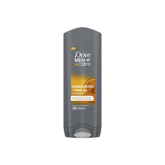 Dove Shower Gel 250ml Men+Care Sandalwood Vanilla