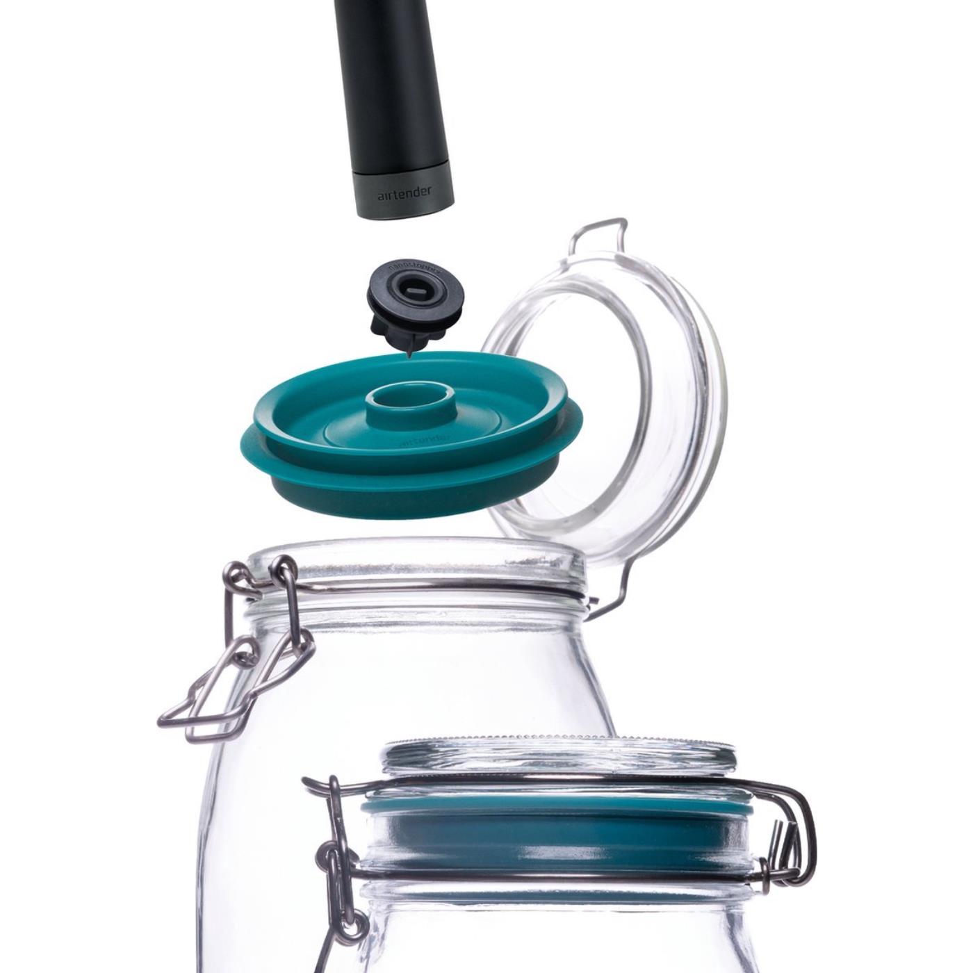 Clip Top Jar Vacuümdeksels 90mm 3 stuks met pomp