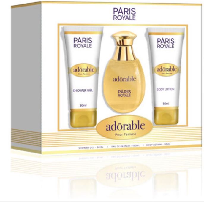 Z1 Giftset Vrouw Paris Royale Adorable 3-delig